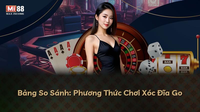 Bảng So Sánh: Phương Thức Chơi Xóc Đĩa Go