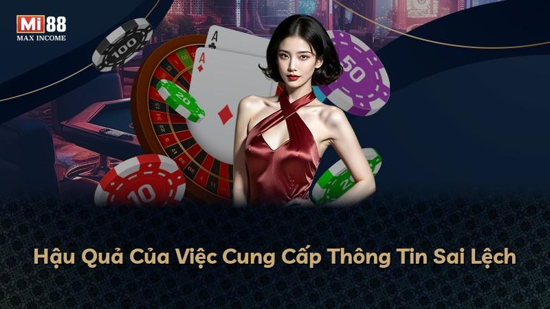 Hậu Quả Của Việc Cung Cấp Thông Tin Sai Lệch