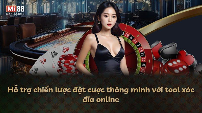 Hỗ trợ chiến lược đặt cược thông minh với tool xóc đĩa online
